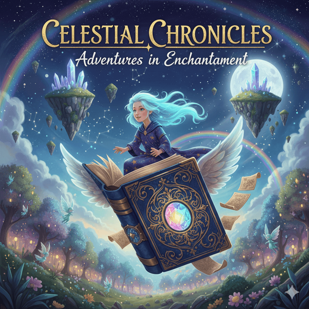 Magic book illustration